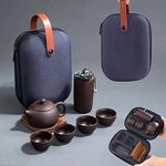 product_image_name-Generic-Travel Ceramic Kung Fu Teapot Set – Portable Tea Brewing Set-1