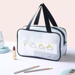 product_image_name-Generic-Women 4pc set Transparent Necessary Cosmetic Bag  -7