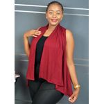 Ladies Elegant Maroon Cover Up/kimono