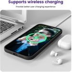 product_image_name-Generic-Black Silicone Rubber Phone Cover Case for iPhone 14 Pro Max-3