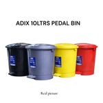 Adix Pedal Dust Bin 10Ltrs Plain