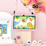 product_image_name-Modio- M25 Kids Tablet Pc, Android 8GB RAM 512GB ROM Virtual Storage10.1 Inches Sim Card Support, WIFI, Dual Camera With Free Gifts and free Headphones - PINK-3