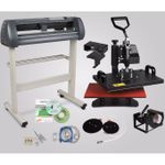 product_image_name-Generic-Branding Combo Kit :24" Vinyl Cutter Plotter + 8 In1 Heat Press Machine-1
