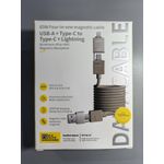 product_image_name-Generic-New hot selling mobile phone charging cable 65W magnetic four in one super fast charging data cable suitable for Apple, Huawei, Samsung tablets-7