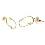 product_image_name-Fashion-Ladies golden oval  hoop earrings-2