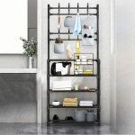 product_image_name-Generic-Share This Product   TC Classy Luxurious Multifunctional 5 Tier Shoe Rack Organiser + Simple Floor Coat Hat Rack With 8 Hooks-4