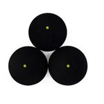 product_image_name-Generic-Squash Ball One-Yellow-Dot Low Speed Sports Rubber-2