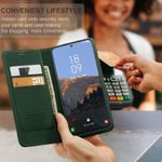 product_image_name-Generic-Infinix Hot 50 Pro Plus Retro Flip Wallet Suede Leather Cover Case, All-Round Protective Phone Case with Card Holder and Foldable Stand, Green-3