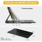 product_image_name-Generic-Keyboard Flip Case Cover Samsung Galaxy Tab S8 Plus/S7 FE/S7 Plus 12.4” With Keyboard & Pen Holder, Smart Cover -2