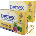 Detrex 2X Anti-Bacterial Bathing Bar Citronella Oil bc