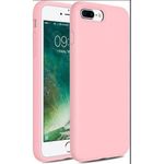iPhone 8 Plus good quality Silicone Cover Case - pink
