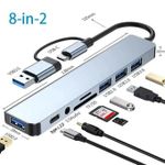 product_image_name-Generic-USB C hub Type C splitter Thunderbolt 3 extension portable computer adapter -1
