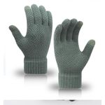 product_image_name-Fashion-Touchscreen Mittens Gloves Winter Man Woman Unisex Hand Warmer Winter Cold Green-4