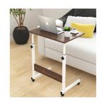 product_image_name-Generic-Portable Height Adjustable Home Computer Table Stand for Office Study Laptop Desk - Walnut-3