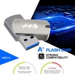 product_image_name-Generic-Metal USB Flash Drive - Silver 128GB-5