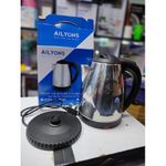 AILYONS  Rotating Stainless Steel 1.8L Electric Automatic Kettle