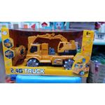 : 2.4G RC Engineering Excavator Truck – Remote Control Construction Vehicle with Spray & Lights