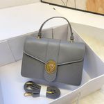 grey luxury leather handbag
