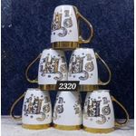6pcs of coffee mugs 