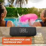 product_image_name-Jbl-Flip 6 - Portable Bluetooth Speaker, powerful sound and deep bass, IPX7 waterproof, 12 hours of playtime, PartyBoost for multiple speaker pairing for home, outdoor and travel (Black)-6