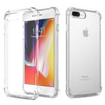 Phone Case For IPhone 7 Plus (5.5) Crystal Clear Cover Shockproof TPU Edge