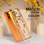 product_image_name-Generic-Electroplated Clear MagSafe Case with Camera Lens Protector for iPhone 17 Pro Max – GOLD-6