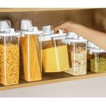 product_image_name-Generic-Acrylic Airtight Cereal Storage Container 2300ml – Multipurpose Kitchen Grain Keeper-2