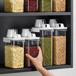 product_image_name-Generic-Acrylic Airtight Cereal Storage Container 2300ml – Multipurpose Kitchen Grain Keeper-3