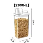 product_image_name-Generic-Acrylic Airtight Cereal Storage Container 2300ml – Multipurpose Kitchen Grain Keeper-4