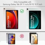 product_image_name-Generic-Cover For Samsung Tab S9 11 Inch/Tab S9 FE Cover Case 10.9 Inch, Flip Case Cover With S Pen Holder For Samsung Galaxy Tab S9 Tablet/Tab S9 FE Tablet Cover Auto Sleep Wake- Black-2
