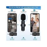 product_image_name-Generic-PRO Lavalier Wireless Microphone 3 In 1 Microphone For Videoke For Iphone Android SLR Camera USB-C-5