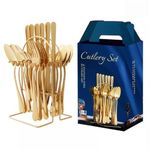 product_image_name-Generic-24 Pcs Gold Cutlery Set-3