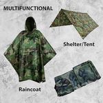 product_image_name-Generic-Unisex Waterproof Raincoat Poncho – Lightweight & Reusable-3