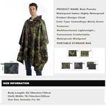product_image_name-Generic-Unisex Waterproof Raincoat Poncho – Lightweight & Reusable-4