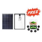 Solarmax 50 W Solar Panel Monocrystalline Solar Panel + Free 10A Solar Charge Controller 