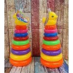 product_image_name-Generic-Rainbow Tower Colorful Rings with Duck Topper-7
