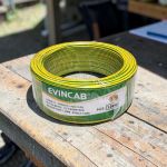 Evin 1.5mm Yellow/Green Single Core Solid Heavy Duty Flexible Electrical Wiring Cable 