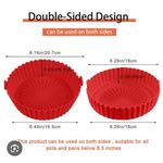 product_image_name-Generic-Reusable Air fryer silicone liner-5