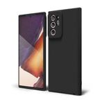 Samsung Galaxy Note 20 Ultra Soft Black Silicone Cover Case