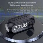 product_image_name-Generic-Smart Desktop Clock Bluetooth Speaker With Alarm Clock Fm Radio -1