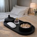 HOT.SALE!3PCS  long Disply  tray dish + dish container + dish lid Gift  organise your jewellery bedroom sitting room /home decorations / home organiser/ jewellery holders . Improve your home organise home, bnb unit . gift loved ones. 