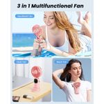 product_image_name-Generic-Portable Handheld Fan with LED Display – 4000mAh Rechargeable, Foldable & Wearable-5