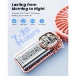 product_image_name-Generic-Portable Handheld Fan with LED Display – 4000mAh Rechargeable, Foldable & Wearable-7