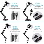 product_image_name-Generic-Adjustable Architect Desk Lamp E27 Clamp On Reading Study Table Light for Dorm Room-3