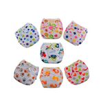 product_image_name-Fashion-Reusable Washable Adjustable Baby Diaper With 3 Inserts-Multicolor-2