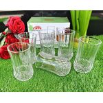 Set of 6 Long Diamond Glasses