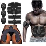 EMS Muscle Stimulator 3PCS Set – Smart ABS Abdominal Training & Body Toner