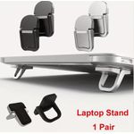 product_image_name-Generic-Mini Laptop Stand, Portable Laptop Stand, Foldable & Lightweight Ergonomic Riser with Ventilated Cooling, Sleek Computer Notebook Holder Fits Keyboards &10-17.3 Inch Laptops, Black-3