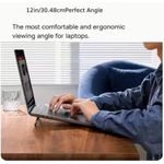 product_image_name-Generic-Mini Laptop Stand, Portable Laptop Stand, Foldable & Lightweight Ergonomic Riser with Ventilated Cooling, Sleek Computer Notebook Holder Fits Keyboards &10-17.3 Inch Laptops, Black-4