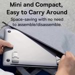product_image_name-Generic-Mini Laptop Stand, Portable Laptop Stand, Foldable & Lightweight Ergonomic Riser with Ventilated Cooling, Sleek Computer Notebook Holder Fits Keyboards &10-17.3 Inch Laptops, Black-5